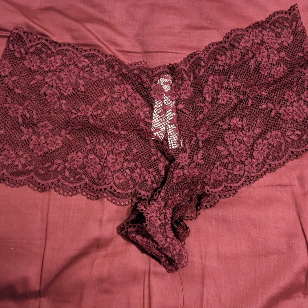 Victoria secret lace cheeky underwear